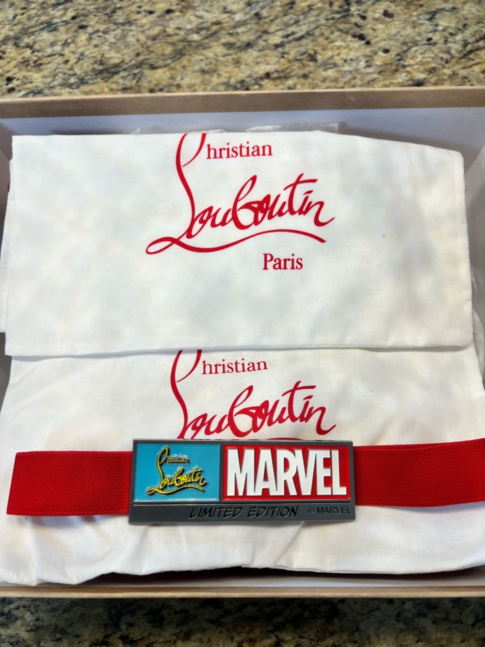 Christian Louboutin X Marvel Khonshu Limited Edition & Belt - Picture 7 of 7